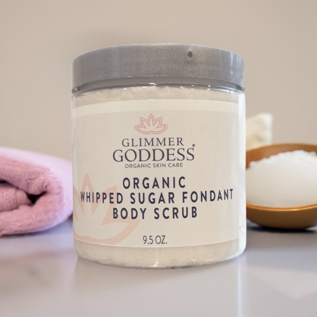 Organic Whipped Sugar Body Scrub 10 oz – Crepey Skin Treatment & Exfoliator Neroli (Sweet Orange) variant_skuc