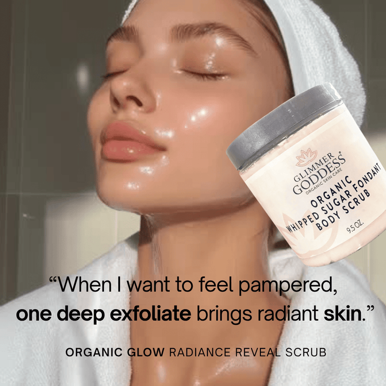 Organic Whipped Sugar Body Scrub 10 oz – Crepey Skin Treatment & Exfoliator Neroli (Sweet Orange) variant_skuc