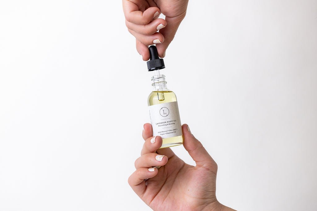 Lavender Body Oil, Natural Moisturizing Body Oil variant_skuc
