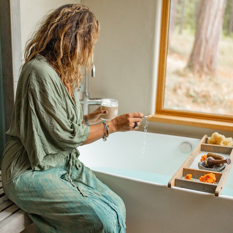Coconut Milk Bath | Ayurvedic Herbal Soaking Ritual for Skin & Spirit Compostable Refill variant_skuc