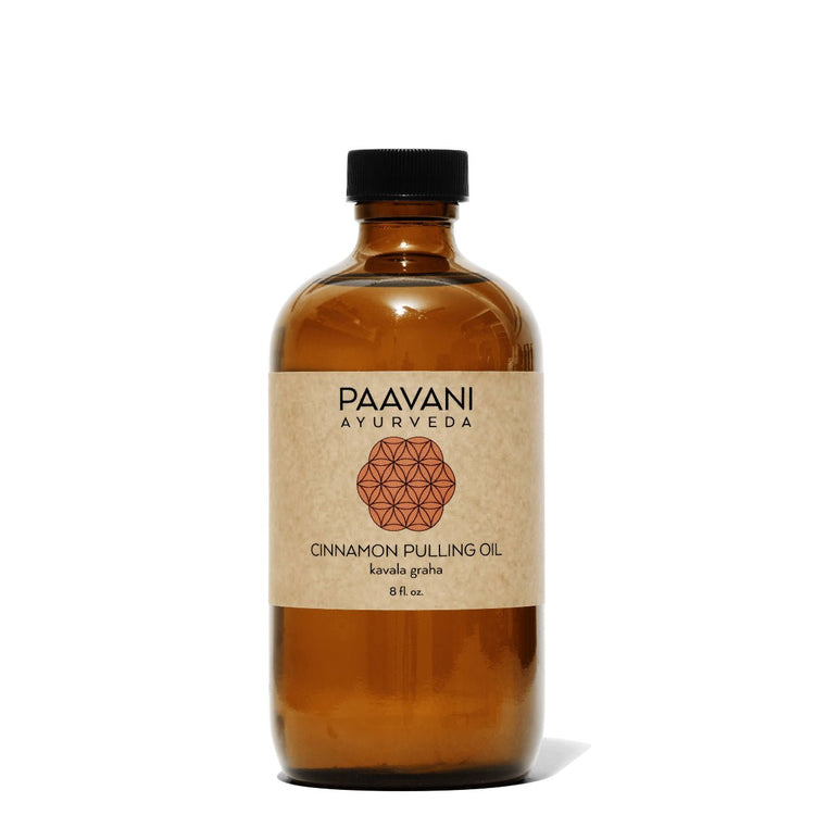 Cinnamon Pulling Oil | Ayurvedic Oil Pulling for Oral Health & Detoxification 8 fl oz variant_skuc