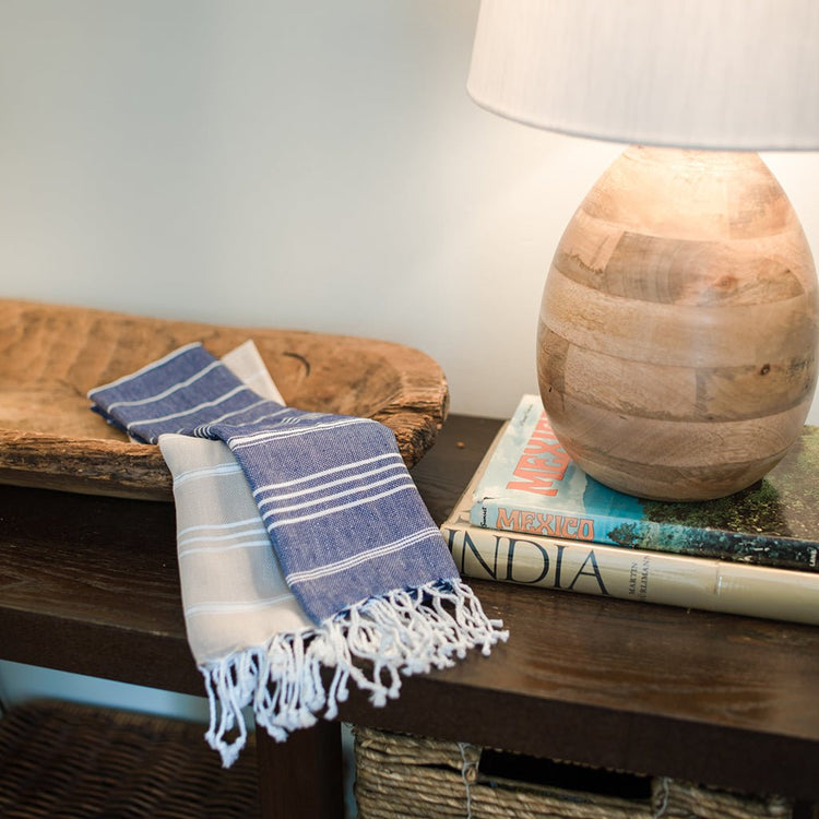 Classic Turkish Hand Towel Black variant_skuc
