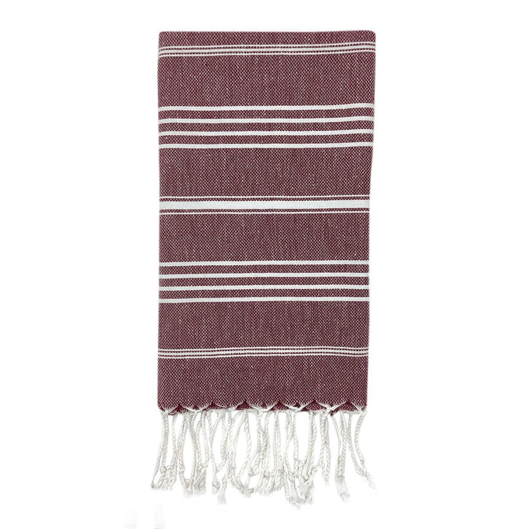 Classic Turkish Hand Towel Black variant_skuc