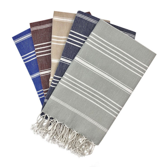 Classic Turkish Hand Towel Black variant_skuc